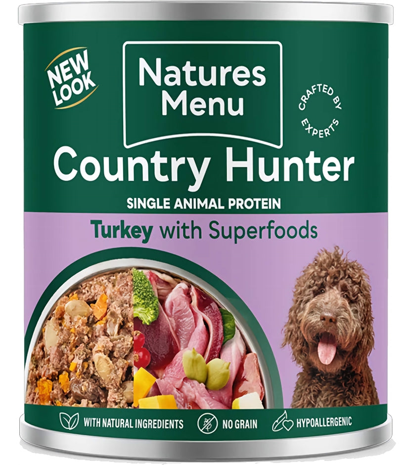 Natures Menu - Country Hunter Turkey with Superfoods - Buy Online SPR Centre UK