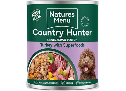 Natures Menu - Country Hunter Turkey with Superfoods - Buy Online SPR Centre UK