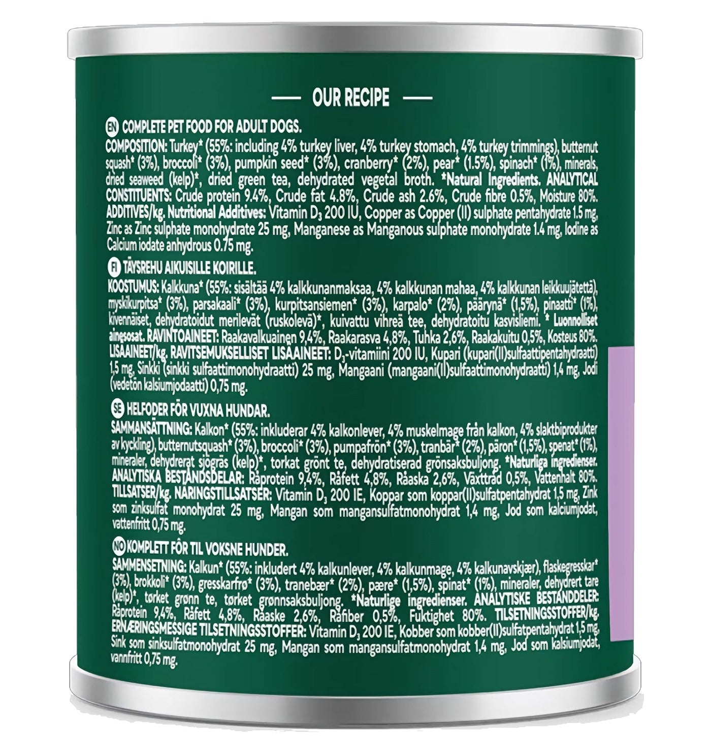Natures Menu - Country Hunter Turkey with Superfoods - Buy Online SPR Centre UK