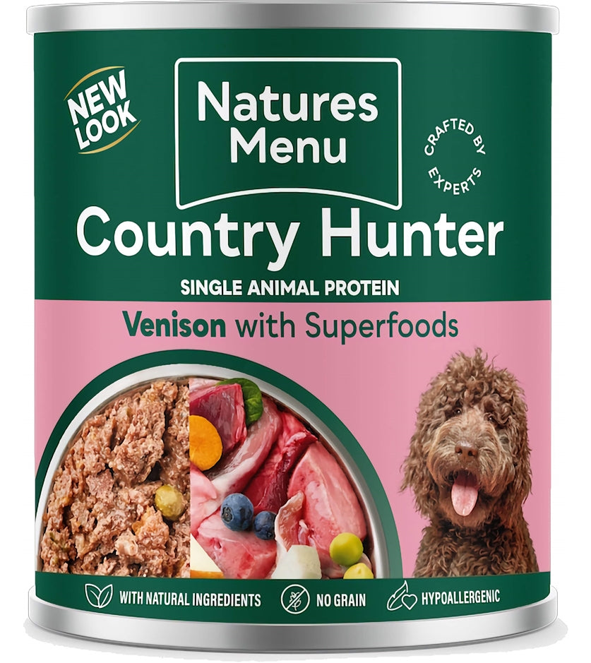 Natures Menu - Country Hunter Wild Venison with Superfoods - 600g