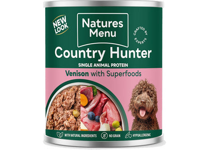 Natures Menu - Country Hunter Wild Venison with Superfoods - 600g