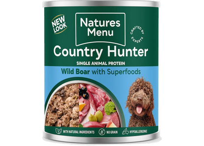 Natures Menu - Country Hunter Wild Boar with Superfoods - Buy Online SPR Centre UK