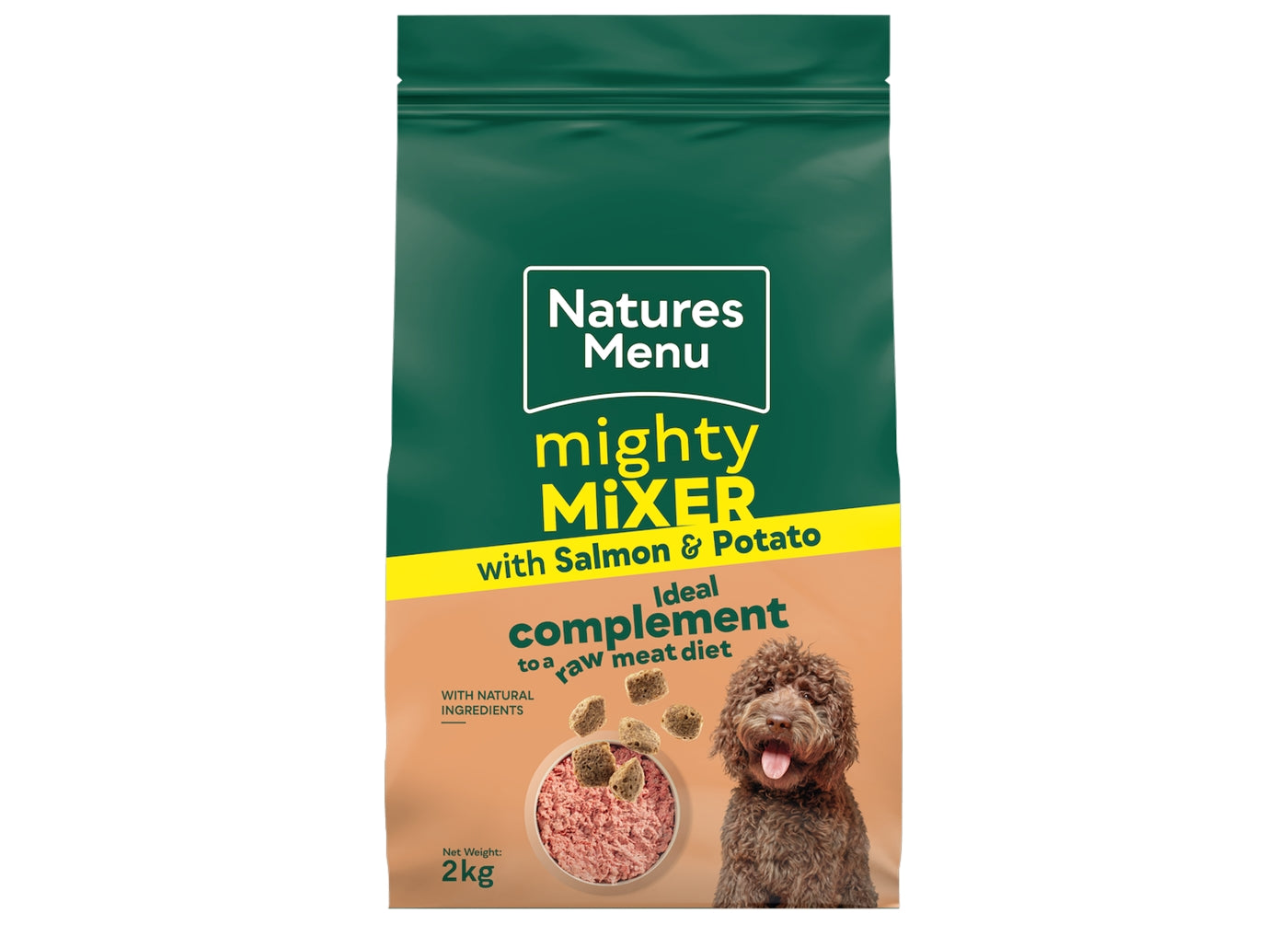 Natures Menu - Mighty Mixer with Salmon & Potato - Buy Online SPR Centre UK