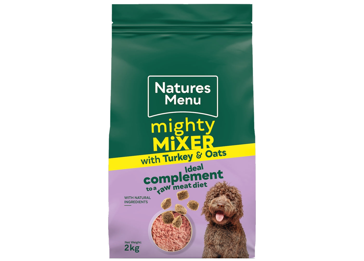 Natures Menu - Mighty Mixer with Turkey & Oats - Buy Online SPR Centre UK