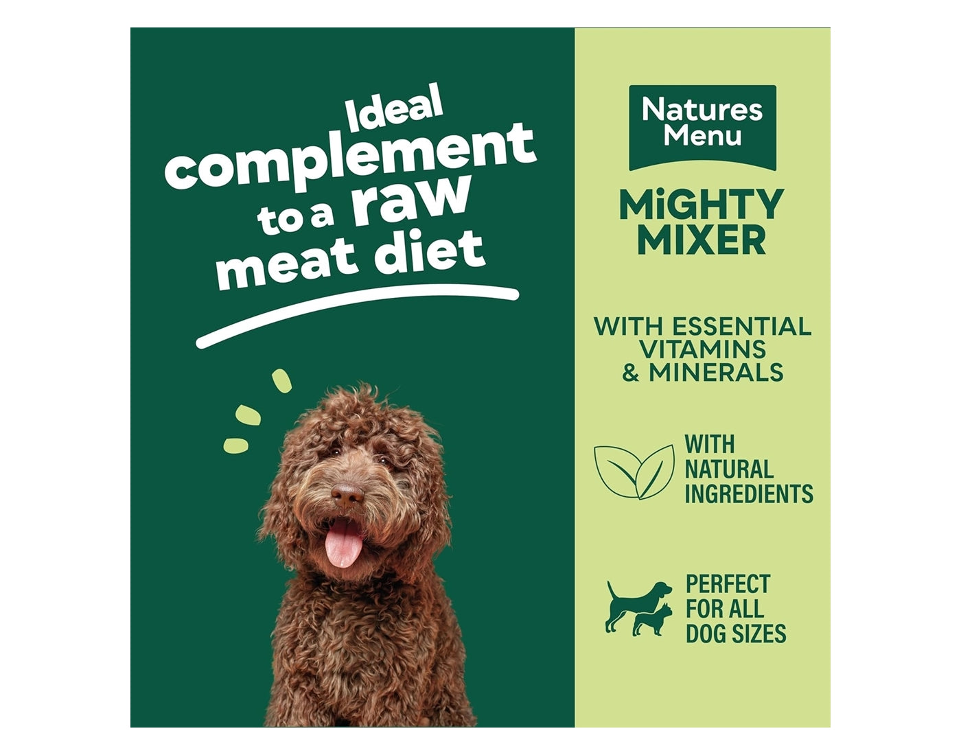 Natures Menu - Mighty Mixer with Turkey & Oats - Buy Online SPR Centre UK