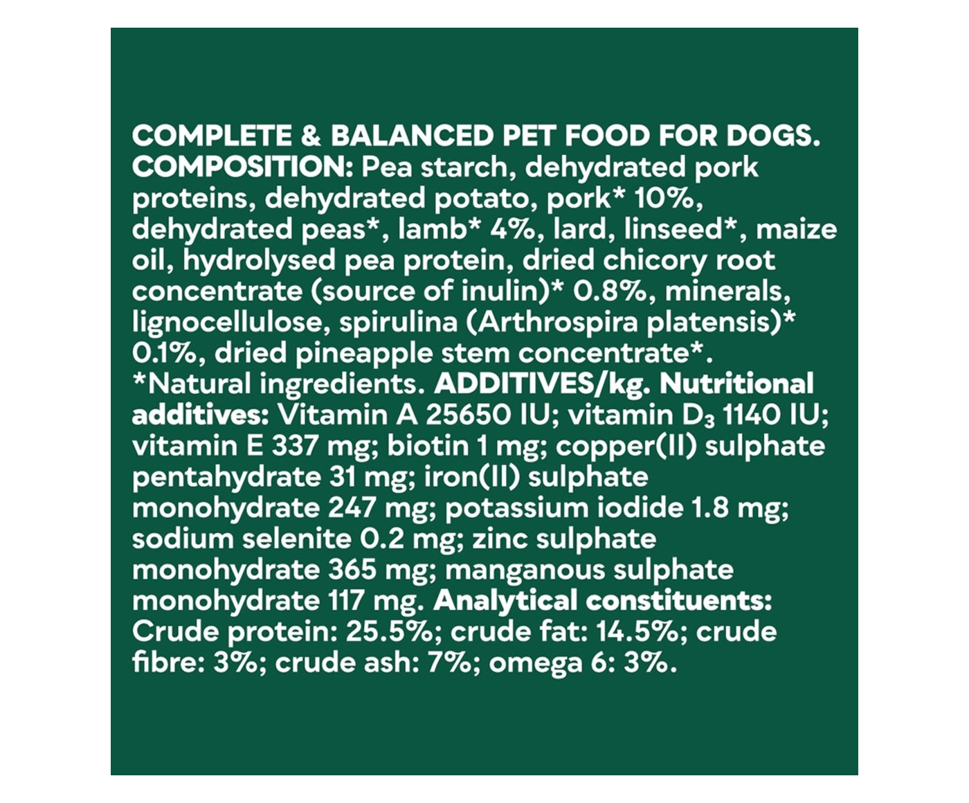 Natures Menu Raw Boost with Pork & Lamb | Freeze Dried Dog Food - Buy Online SPR Centre 