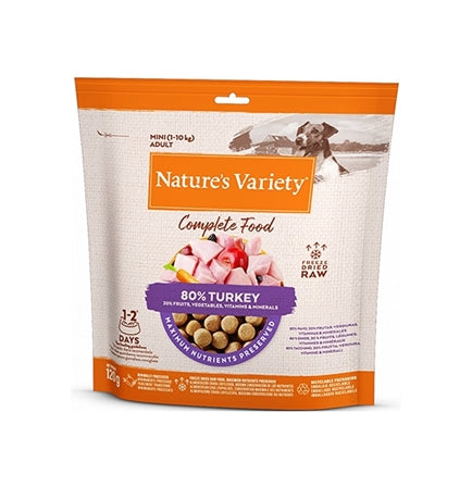 Natures Variety - Complete Freeze Dried Food for Mini Adult Dogs (Turkey) - 120g