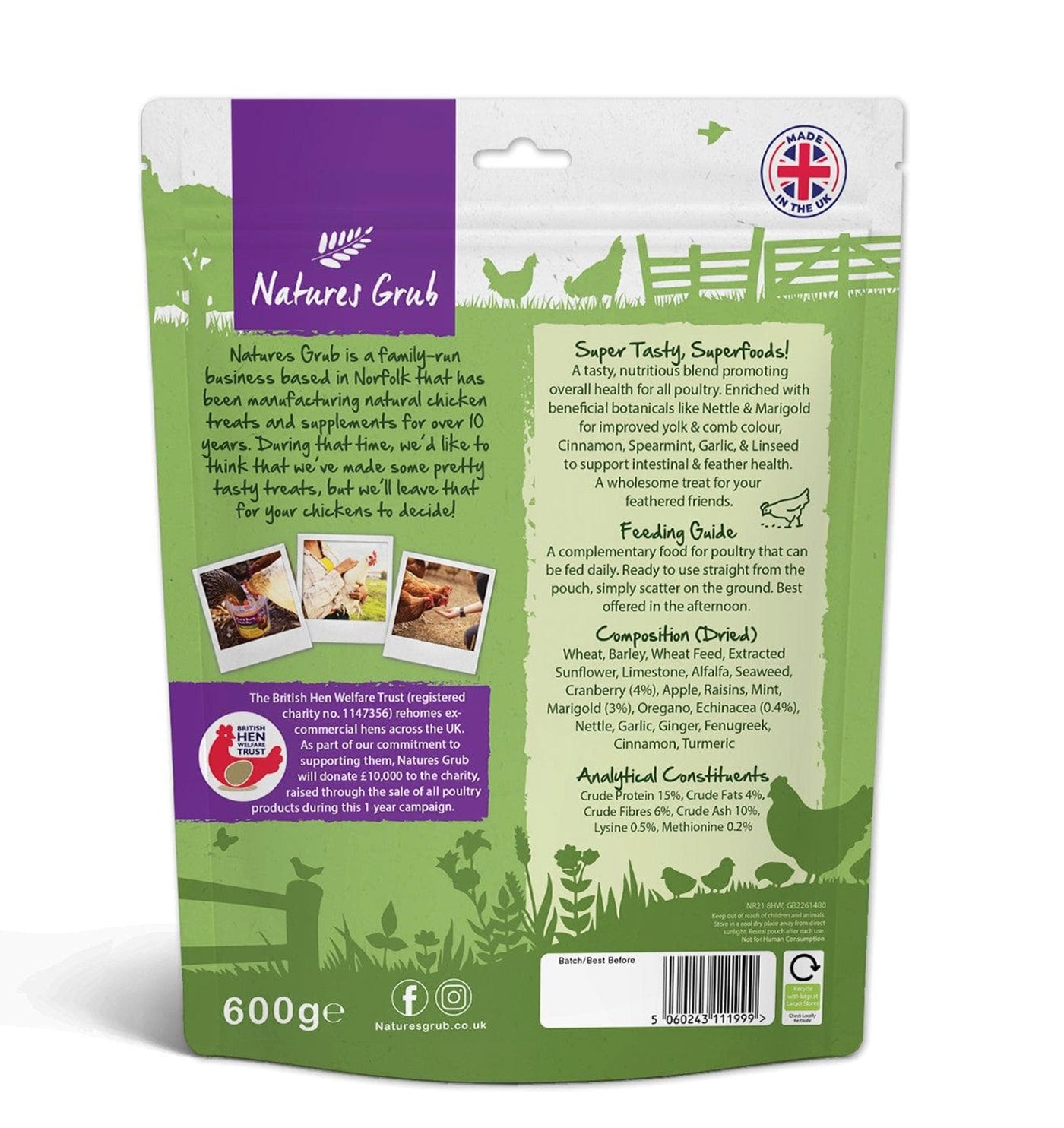 Natures Grub - Fruit & Berry Superfoods Treat - Buy Online SPR Centre UK