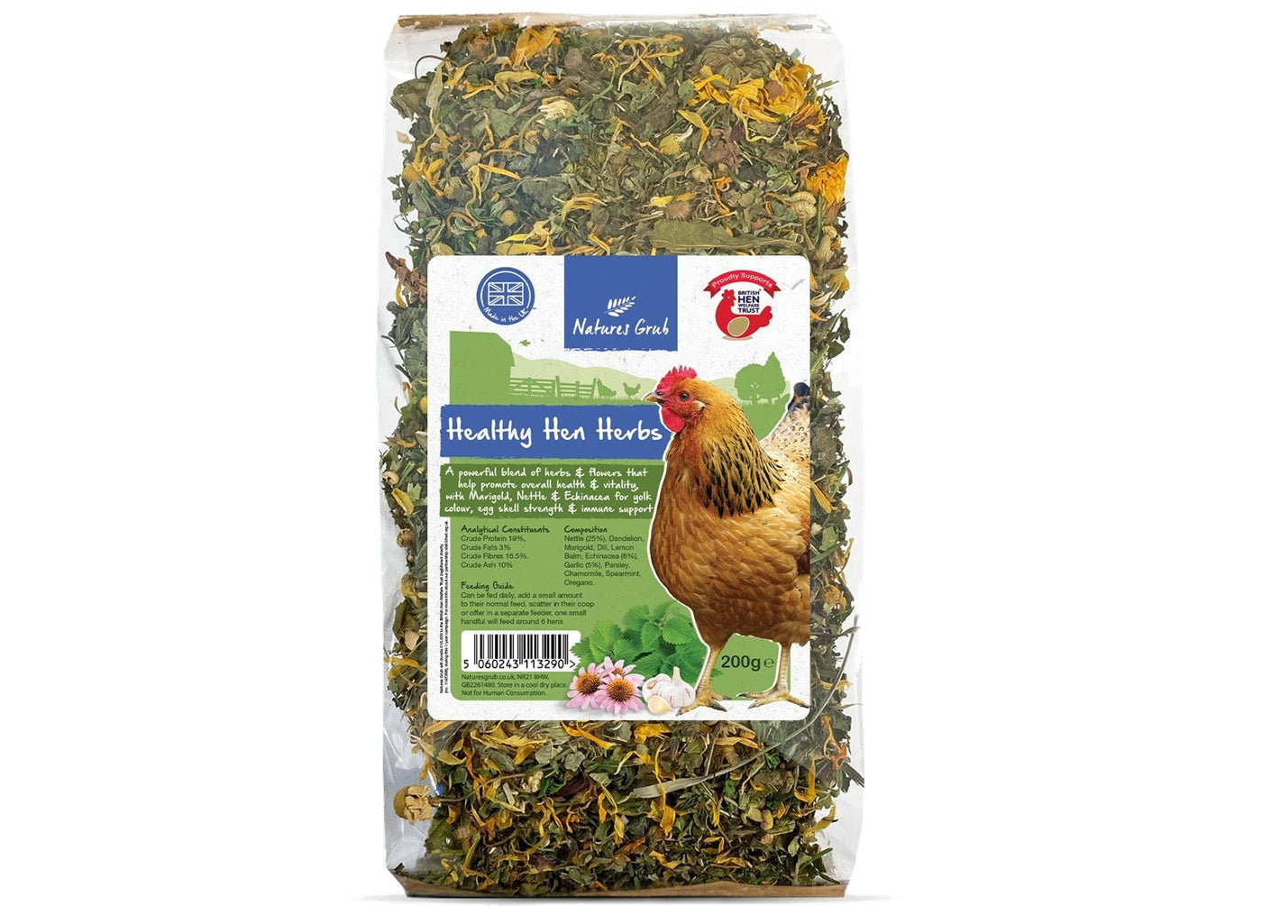 Natures Grub - Healthy Hen Herbs for Chickens - Buy Online SPR Centre UK