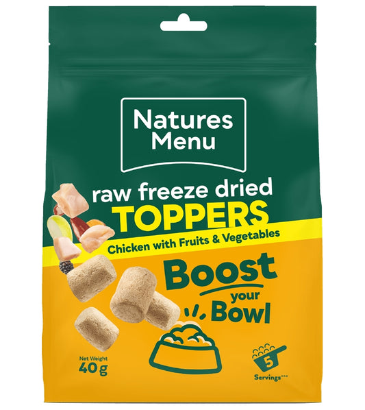 Natures Menu - Freeze Dried Chicken Toppers - Buy Online SPR Centre UK
