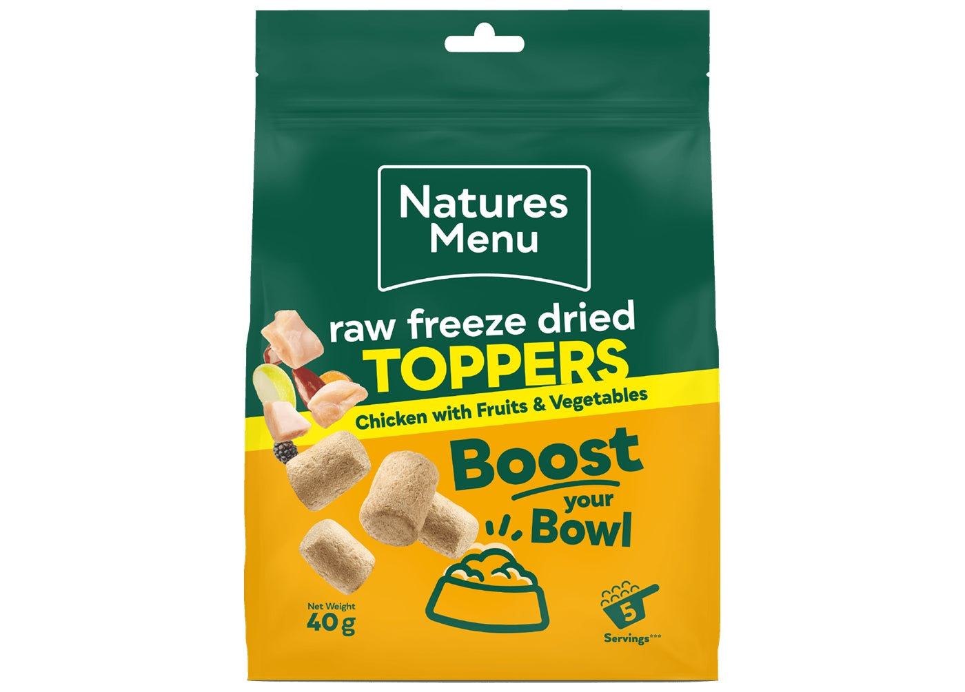 Natures Menu - Freeze Dried Chicken Toppers - Buy Online SPR Centre UK