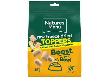 Natures Menu - Freeze Dried Chicken Toppers - Buy Online SPR Centre UK