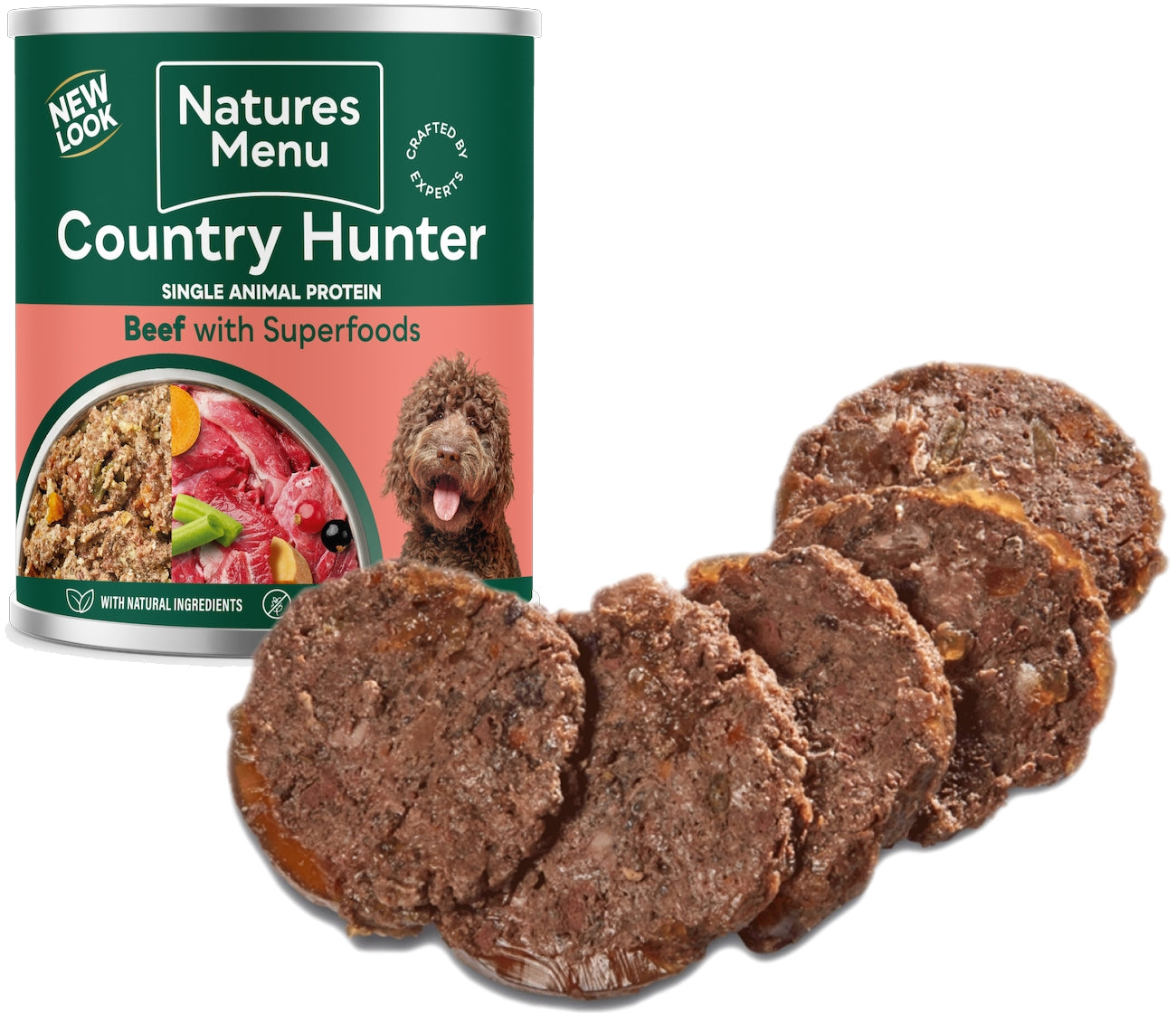 Natures Menu - Country Hunter Superfood Meat Selection 8 x 600g Cans