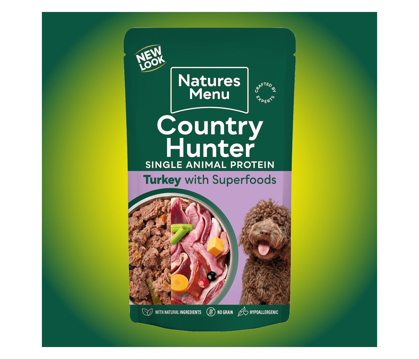 Natures Menu - Country Hunter Meat Selection - 12 x 150g Pouches - Buy Online SPR Centre UK