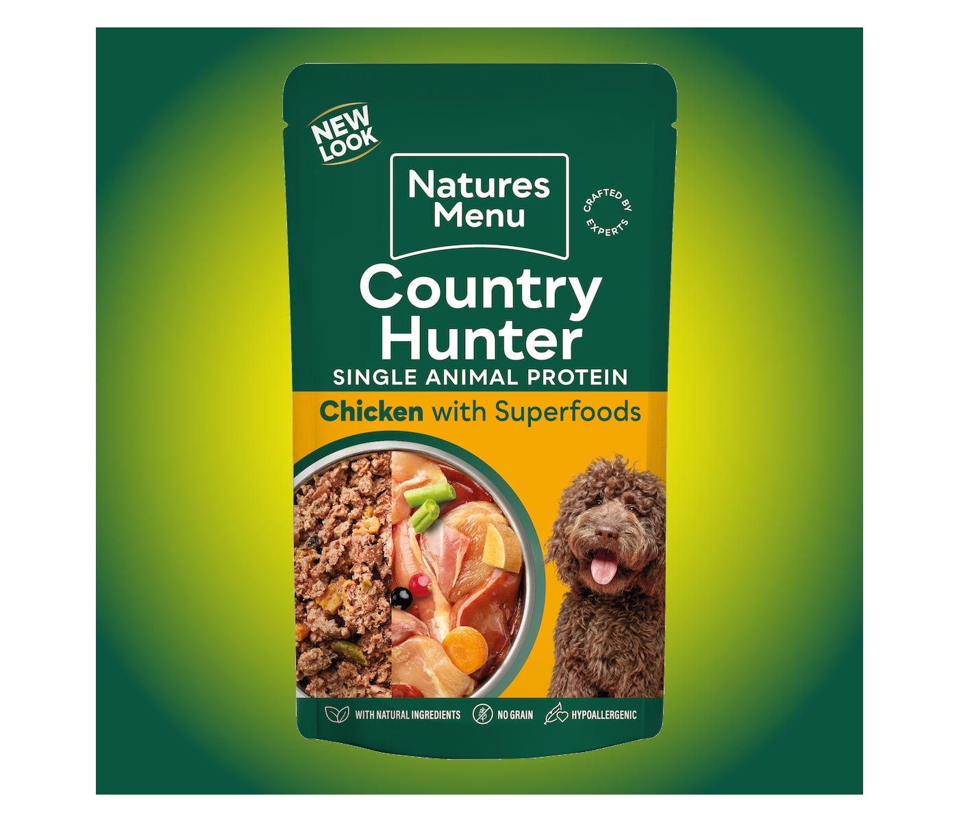 Natures Menu - Country Hunter Meat Selection - 12 x 150g Pouches - Buy Online SPR Centre UK