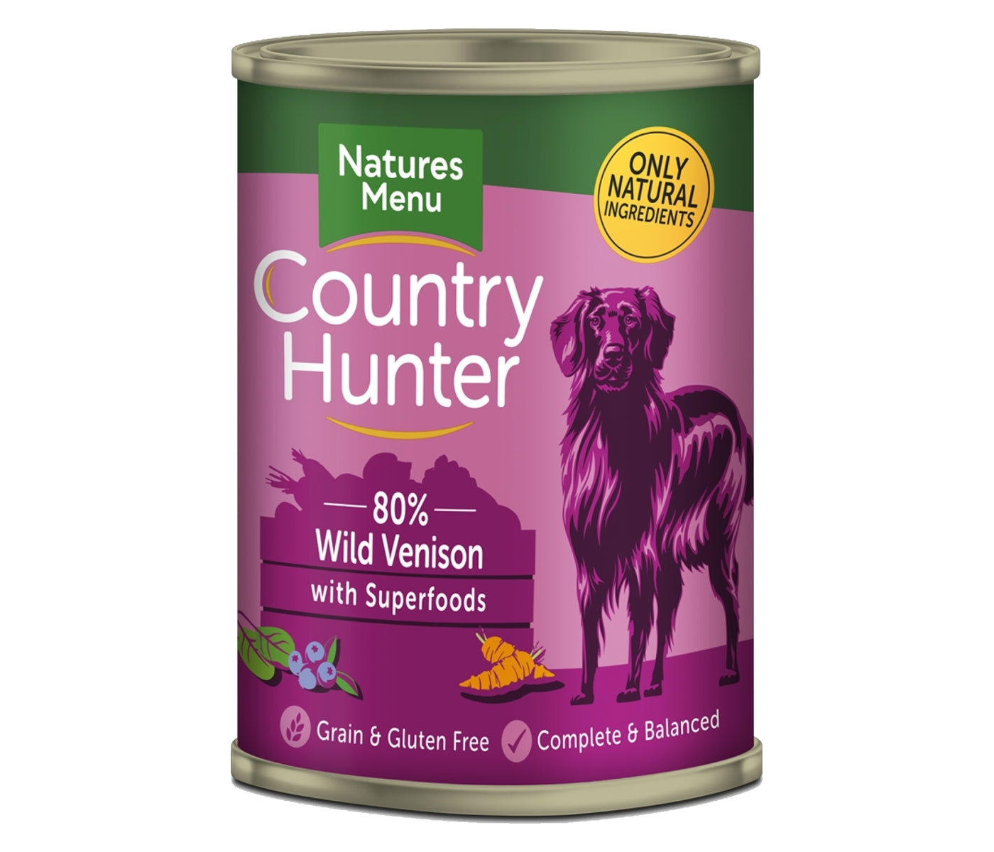 Natures Menu - Country Hunter Game Meat Selection (12 x 400g) - Buy Online SPR Centre UK