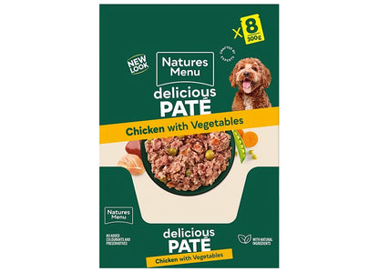 Natures Menu - Chicken with Vegetables Multipack 8x300g Pouches - Buy Online SPR Centre UK