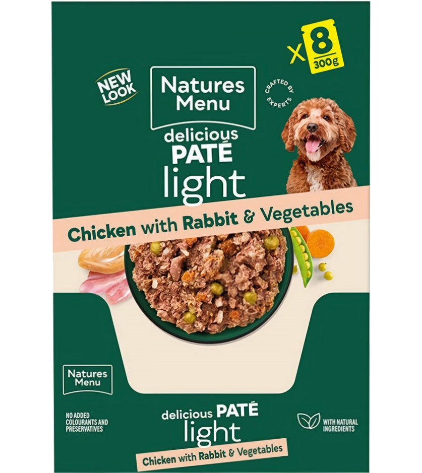 Natures Menu - Light Chicken with Rabbit 8x300g - Buy Online SPR Centre UK