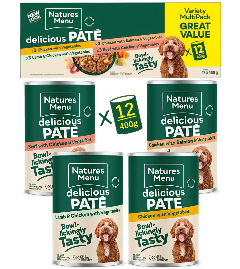 Natures Menu - Meat Selection Multipack 12x400g Cans - Buy Online SPR Centre UK