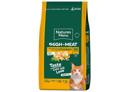 Natures Menu - High in Meat with Chicken Dry Cat Food 3kg - Buy Online SPR Centre UK
