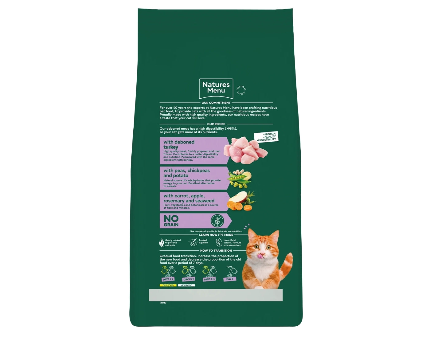 Natures Menu - High in Meat with Turkey Dry Cat Food 3kg - Buy Online SPR Centre UK