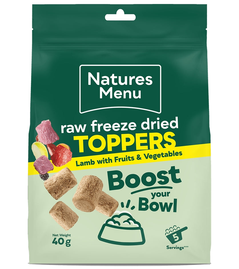 Natures Menu - Freeze Dried Lamb Toppers - Buy Online SPR Centre UK
