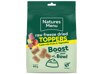 Natures Menu - Freeze Dried Lamb Toppers - Buy Online SPR Centre UK