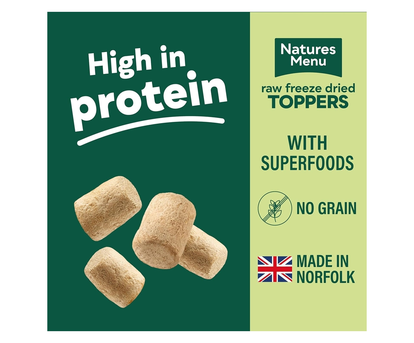 Natures Menu - Freeze Dried Lamb Toppers - Buy Online SPR Centre UK