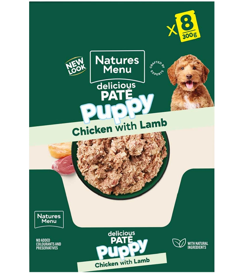 Natures Menu - Original Puppy Chicken with Lamb Multipack - 8 x 300g