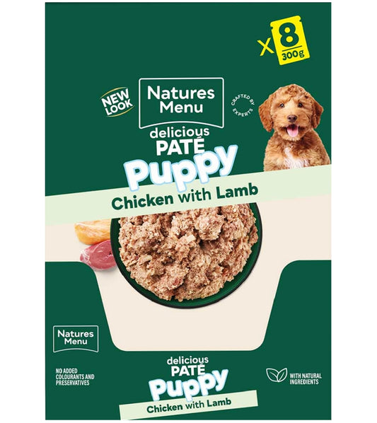 Natures Menu - Original Puppy Chicken with Lamb Multipack - 8 x 300g