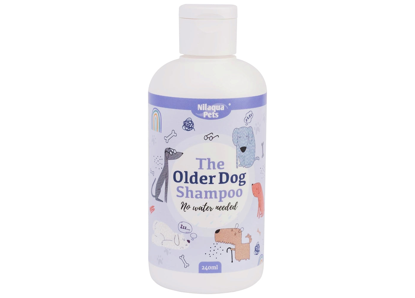 Nilaqua Pets - The Older Dog Shampoo 240ml - Buy Online SPR Centre UK