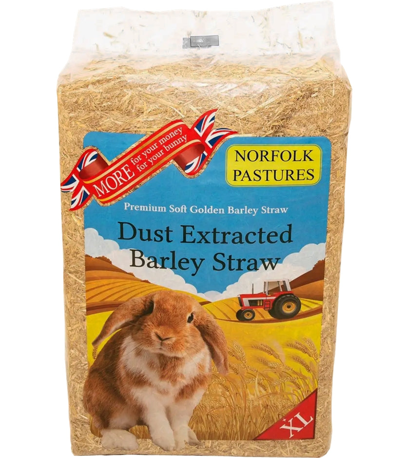 Norfolk Pastures - Dust Extracted Barley Straw 5kg - Buy Online SPR Centre