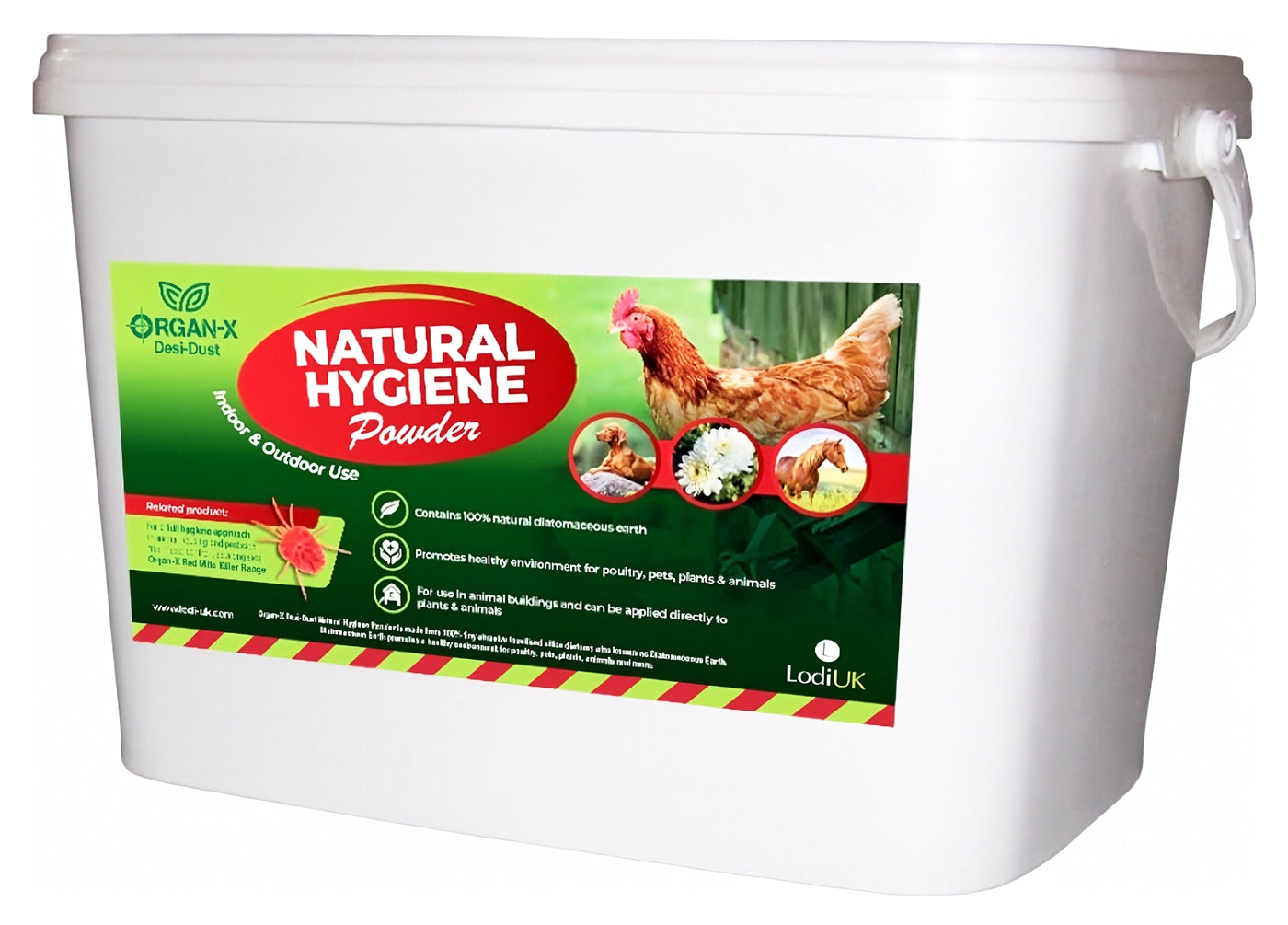 Organ-X Desi-Dust 5kg | 100% Diatomaceous Earth - Buy Online SPR Centre UK