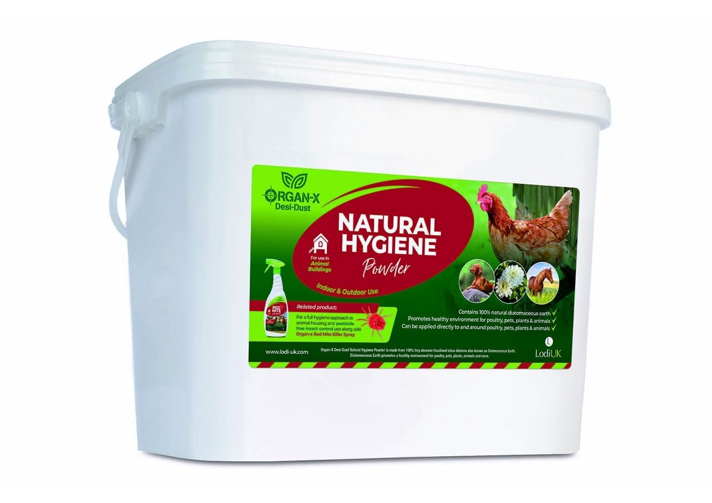 Organ-X Desi-Dust 5kg | 100% Diatomaceous Earth - Buy Online SPR Centre UK