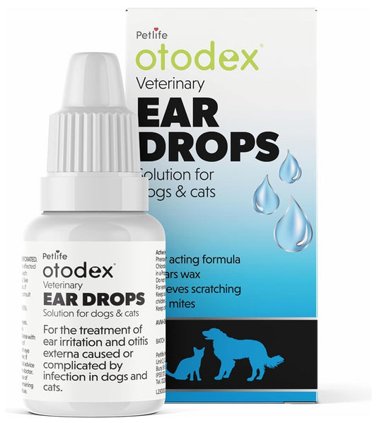 Petlife - Otodex Ear Drops - Buy Online SPR Centre UK