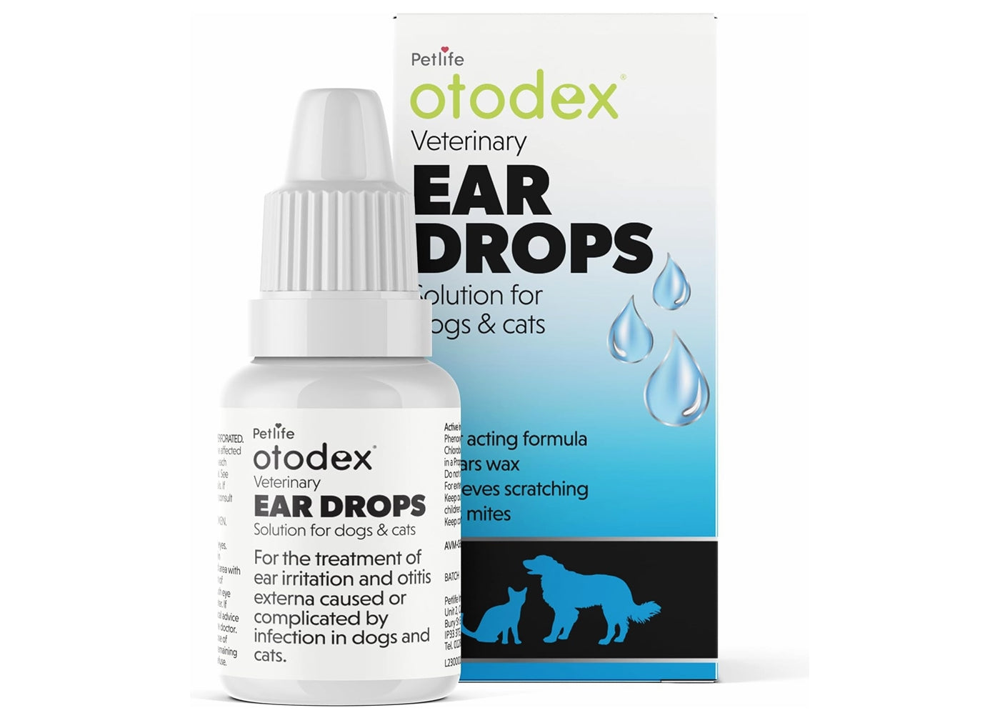 Petlife - Otodex Ear Drops - Buy Online SPR Centre UK