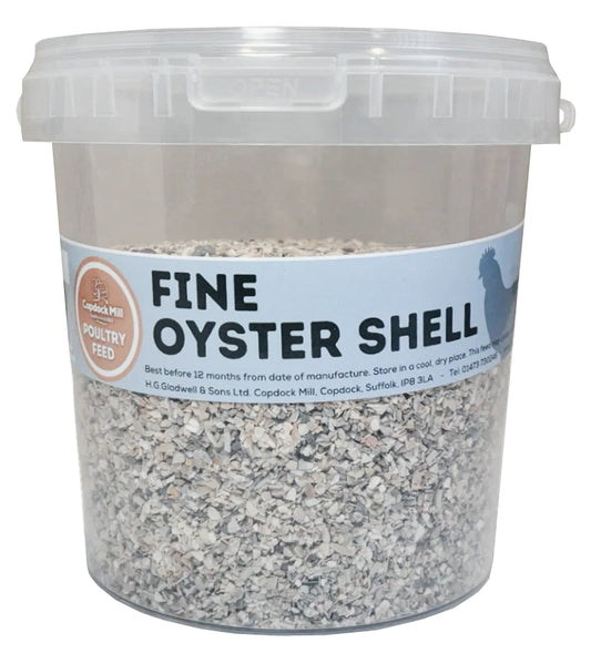 Copdock Mill - Fine Oyster Shell for Poultry  1kg - Buy Online SPR Centre UK