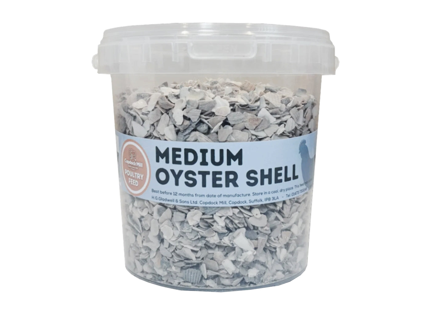 Copdock Mill - Medium Oyster Shell for Poultry  - Buy Online SPR Centre UK