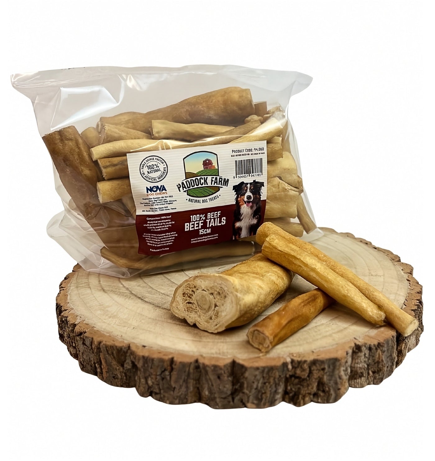 Paddock Farm - Beef Tails 1kg (Mixed Sizes) - Buy Online SPR Centre UK