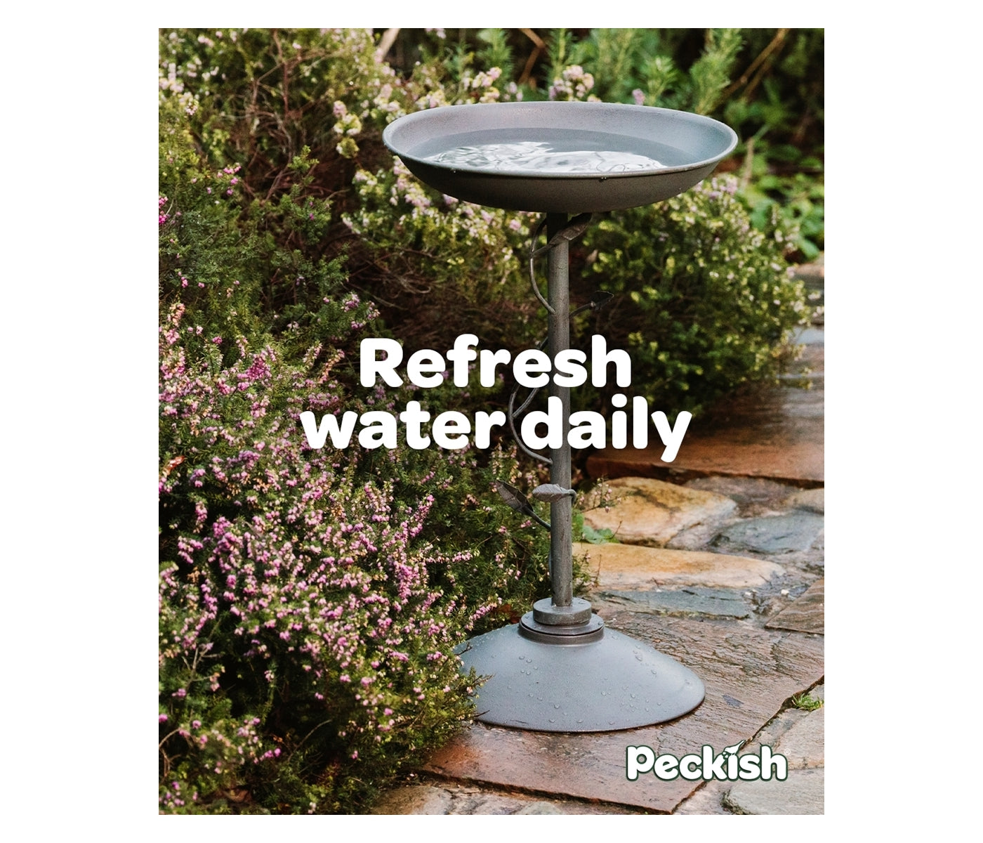 Peckish - Secret Garden Bird Bath - Buy Online SPR Centre UK