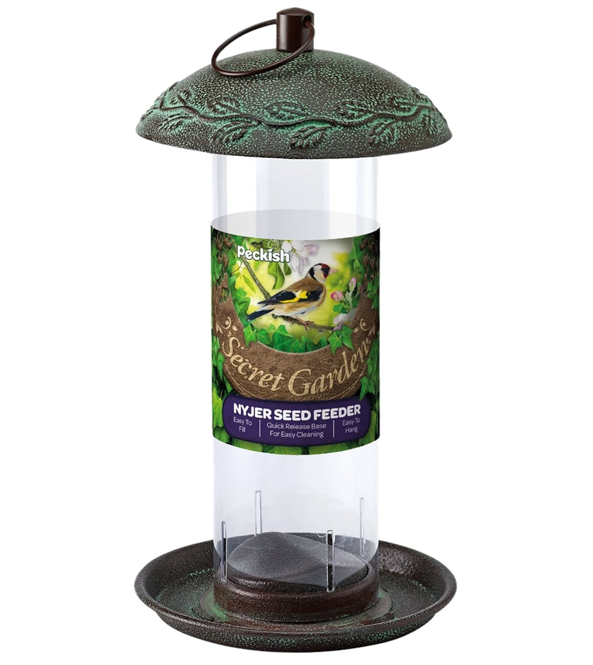 Peckish - Secret Garden Nyjer Seed Feeder - Buy Online SPR Centre UK