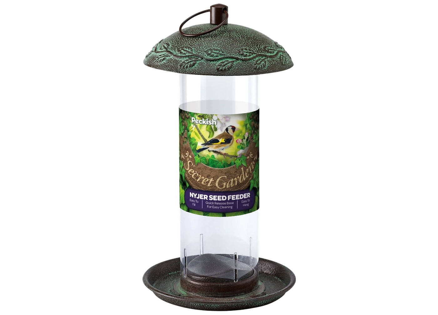 Peckish - Secret Garden Nyjer Seed Feeder - Buy Online SPR Centre UK