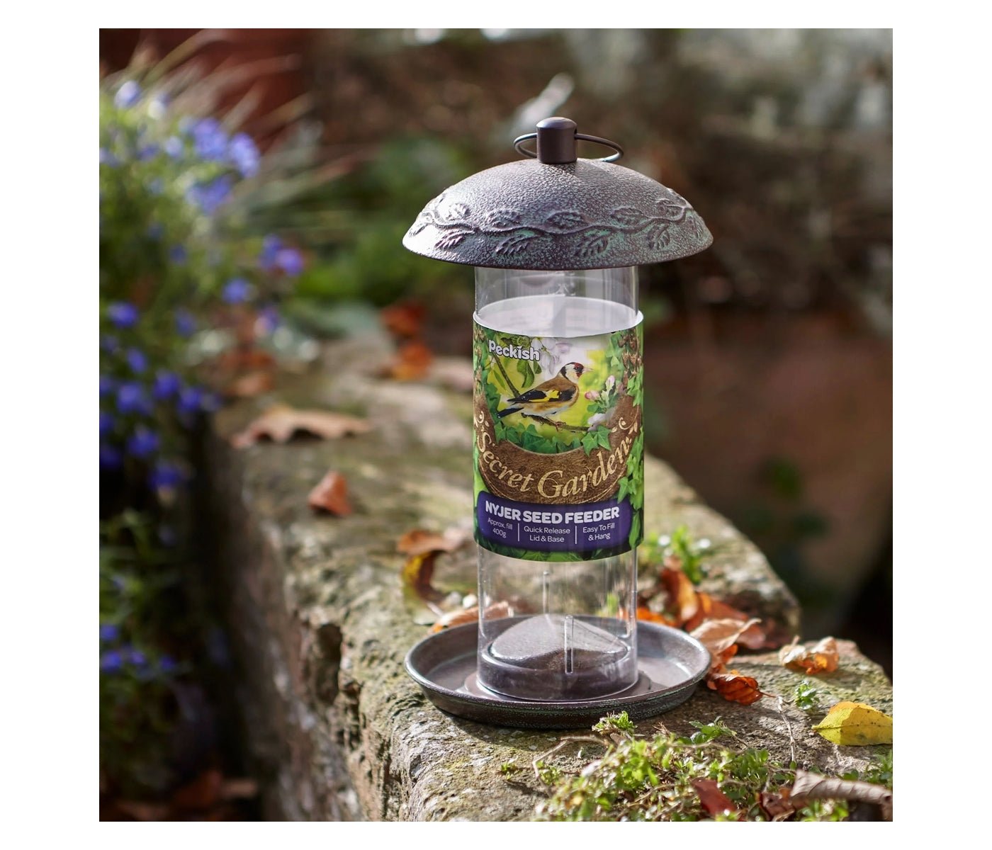 Peckish - Secret Garden Nyjer Seed Feeder - Buy Online SPR Centre UK