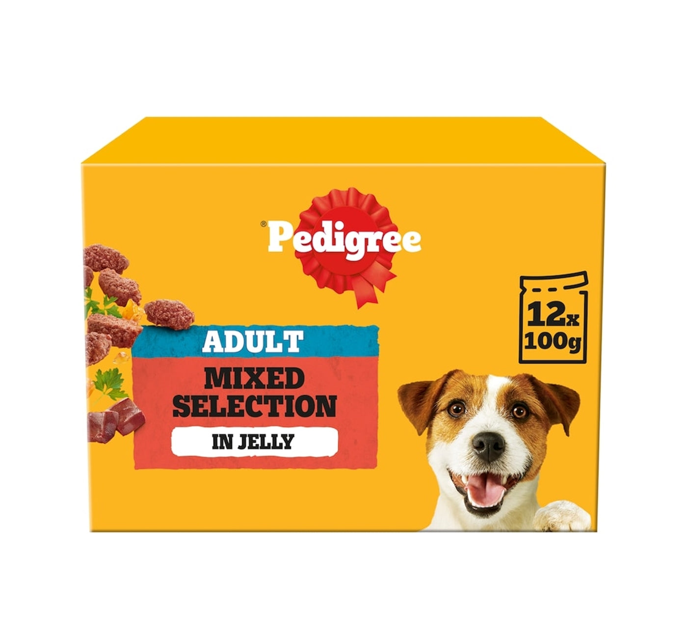 Pedigree - Mixed Selection in Jelly Adult Dog Pouches 12x100g - Buy Online SPR Centre UK