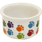Pet Brands - Mini Mates Paw Print Small Animal Bowl - Buy Online SPR centre UK
