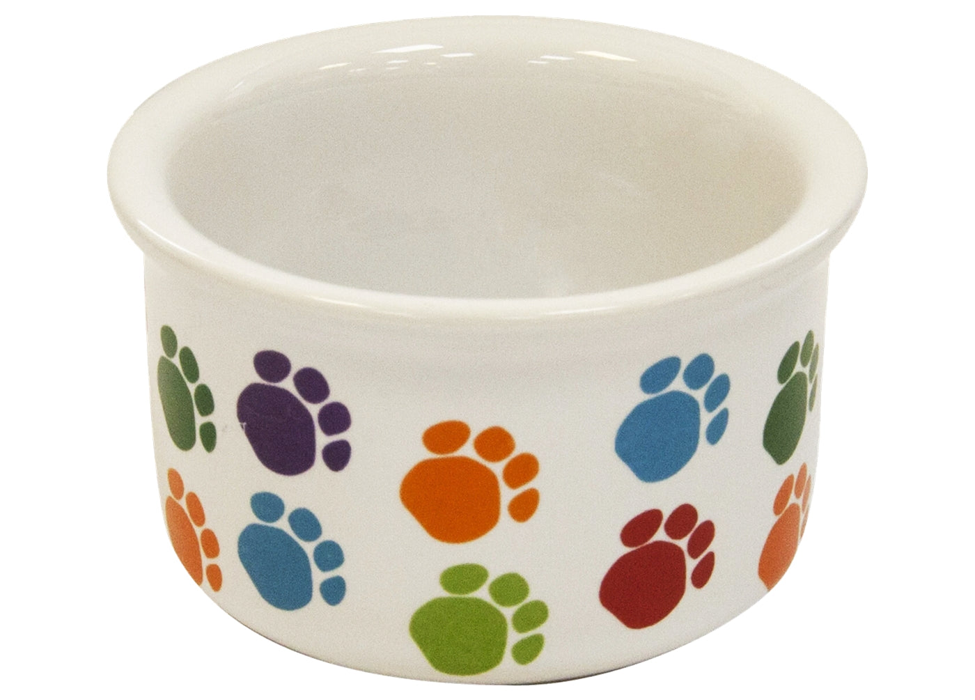 Pet Brands - Mini Mates Paw Print Small Animal Bowl - Buy Online SPR centre UK