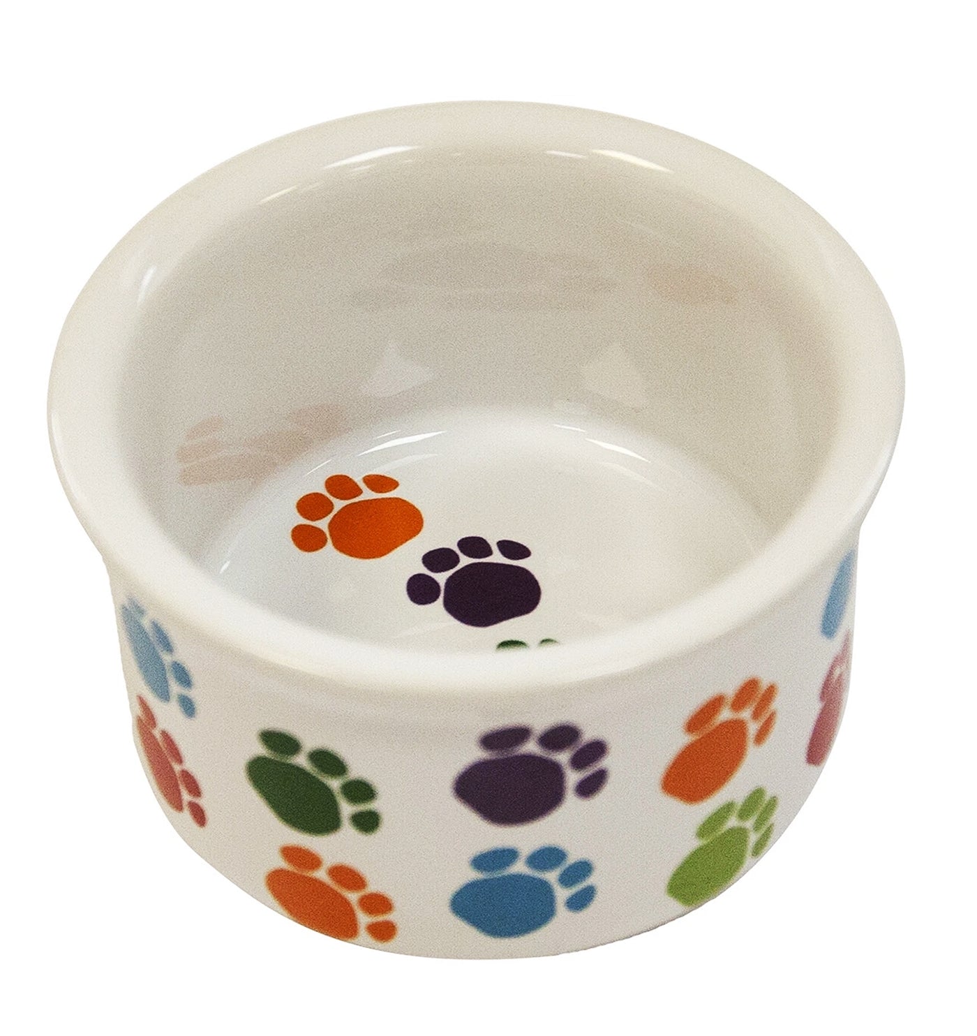 Pet Brands - Mini Mates Paw Print Small Animal Bowl - Buy Online SPR centre UK