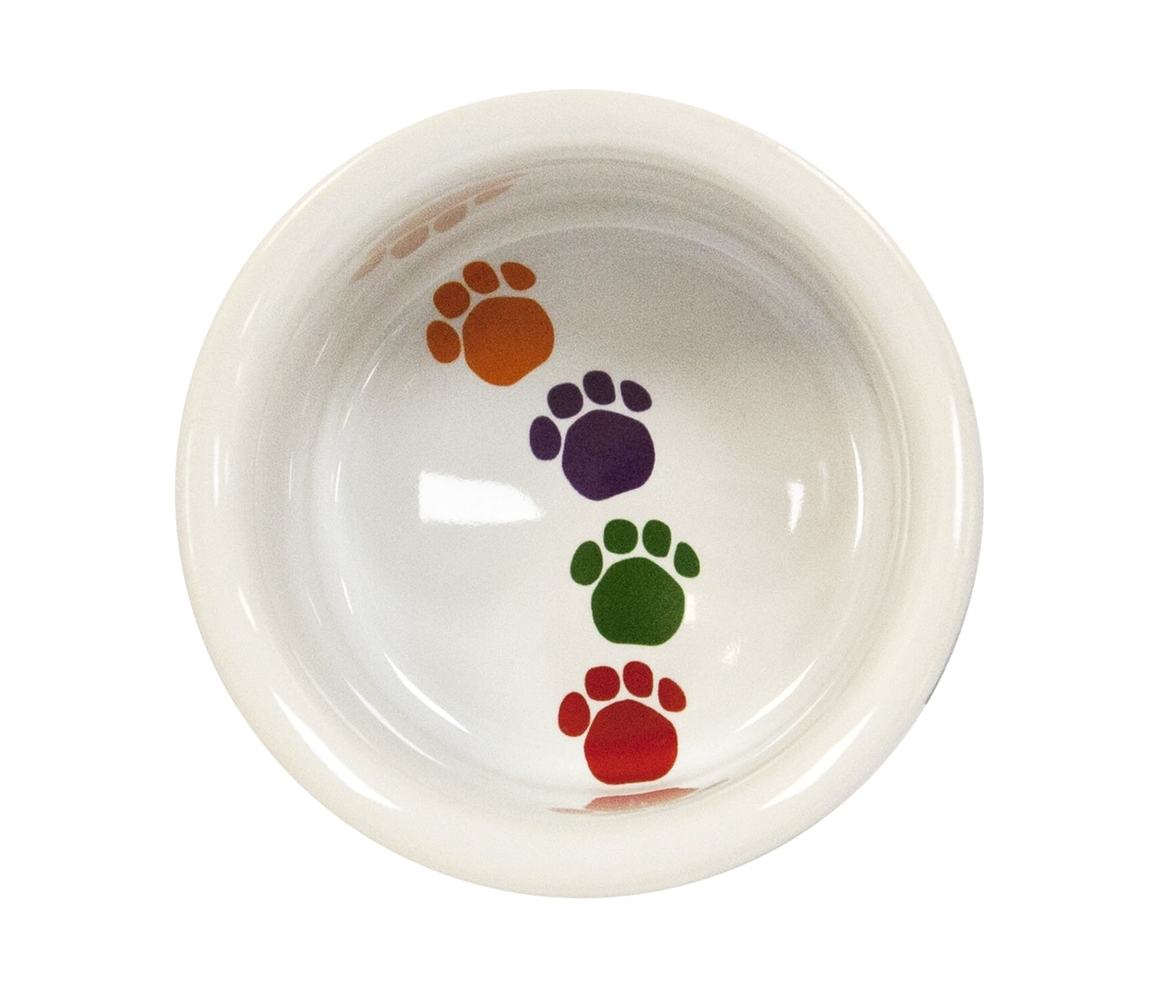Pet Brands - Mini Mates Paw Print Small Animal Bowl - Buy Online SPR centre UK