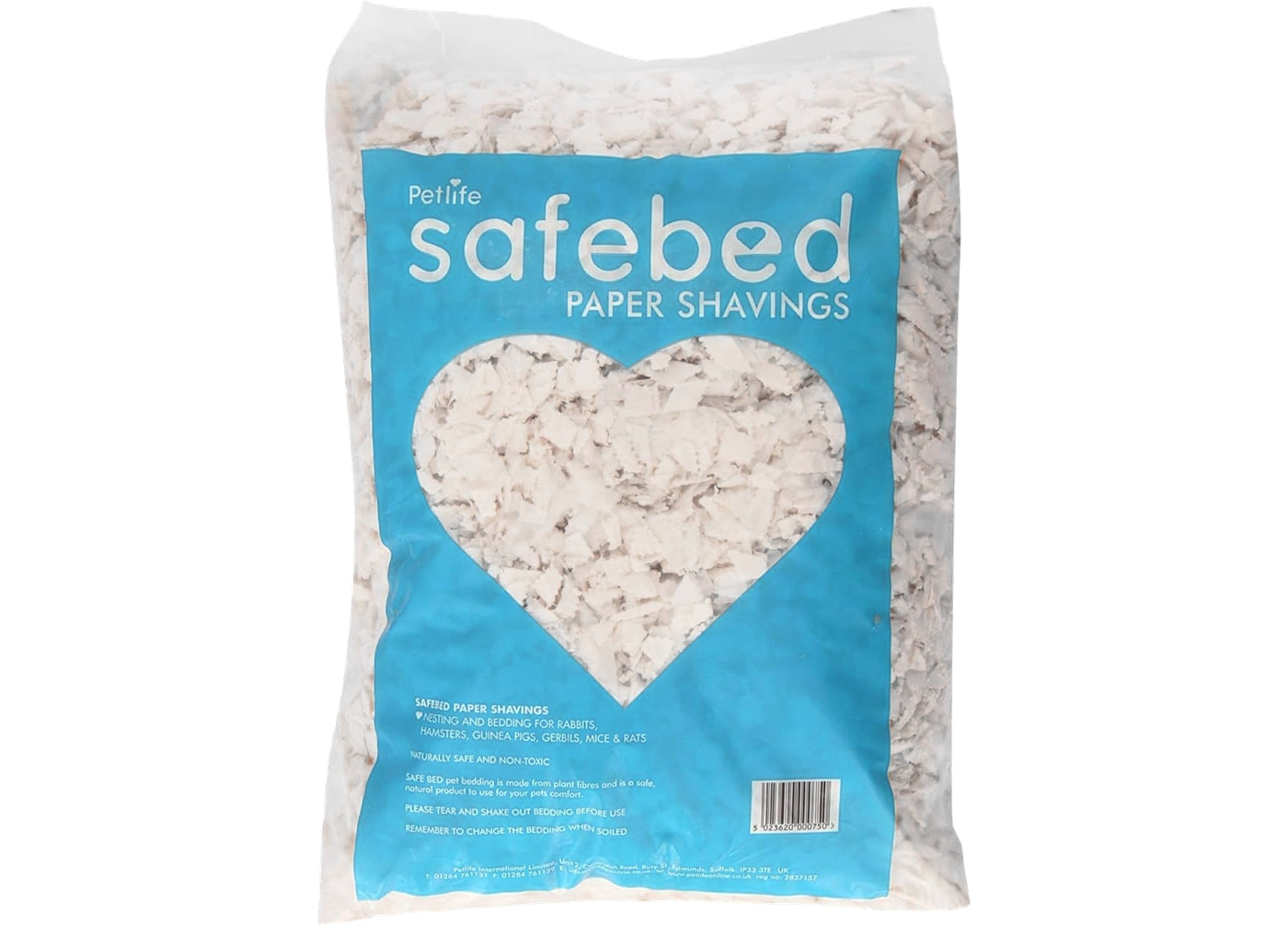 Petlife - Safebed Paper Shavings - Carry Home Bag - Buy Online SPR Centre UK