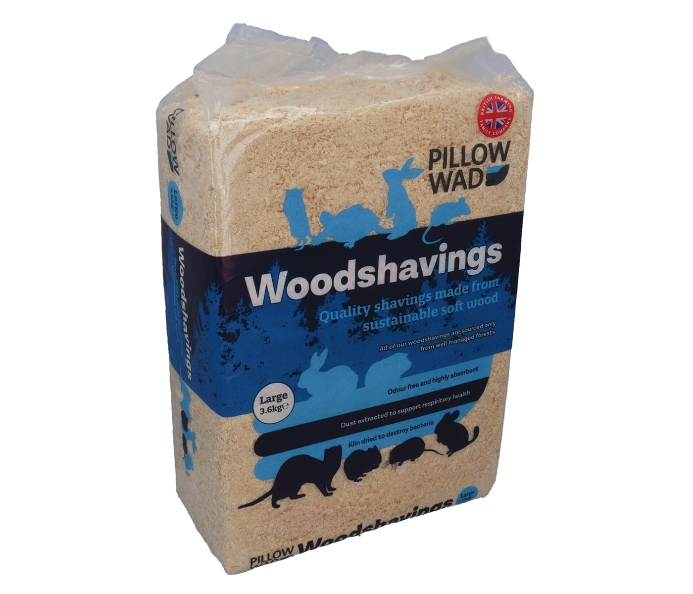 Pillow Wad - Woodshavings (Large) 3.6kg - Buy Online SPR Centre UK